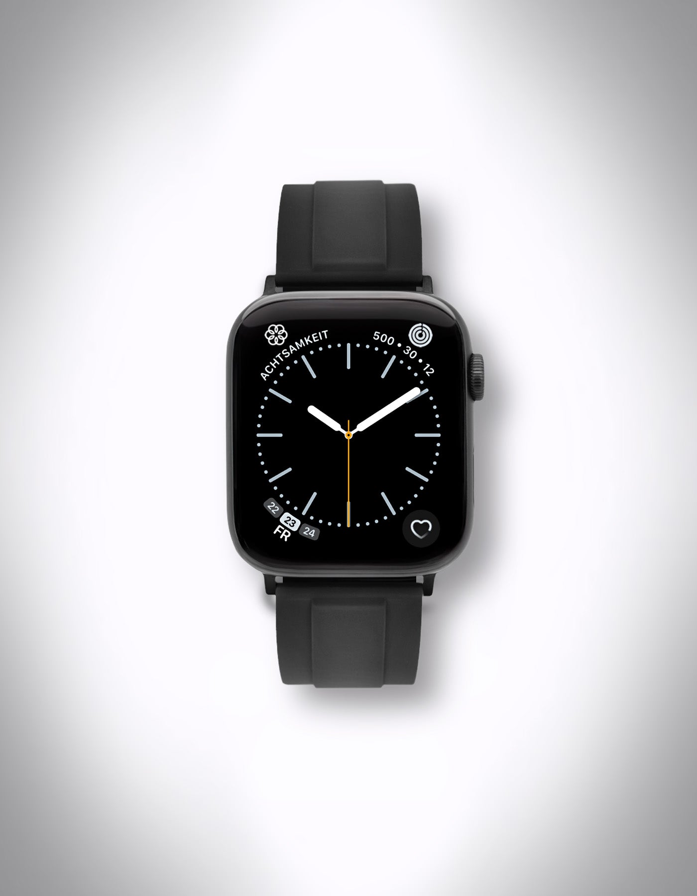 Apple Watch Ultra 2 Premium-Armband „Eris“ – 22 mm, FKM, Schwarz