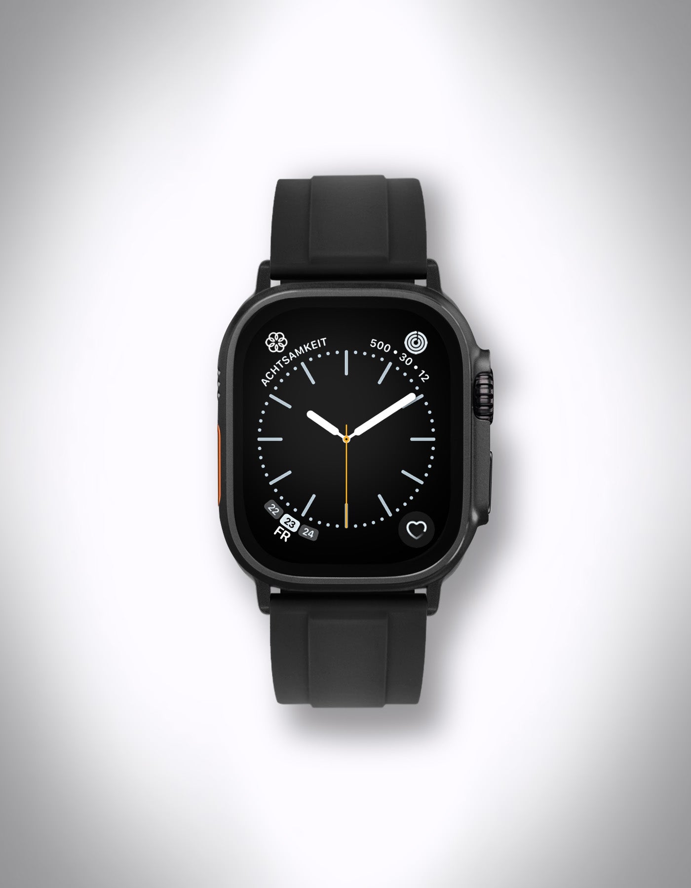 Apple Watch Ultra 2 Premium-Armband „Eris“ – 22 mm, FKM, Schwarz