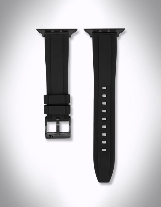 Apple Watch Premium-Armband „Eris“ – 20 mm, FKM, Schwarz