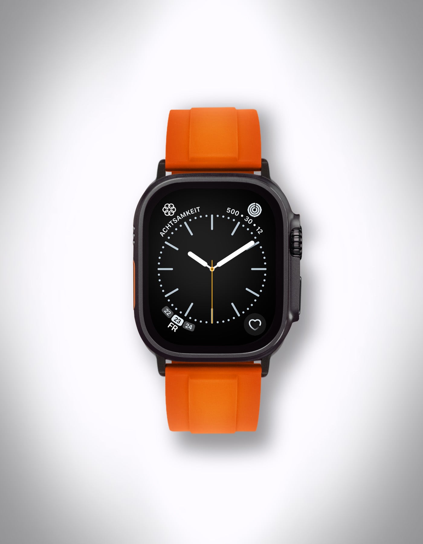 Apple Watch Ultra 2 Premium-Armband „Helios“ – 22 mm, FKM, Orange