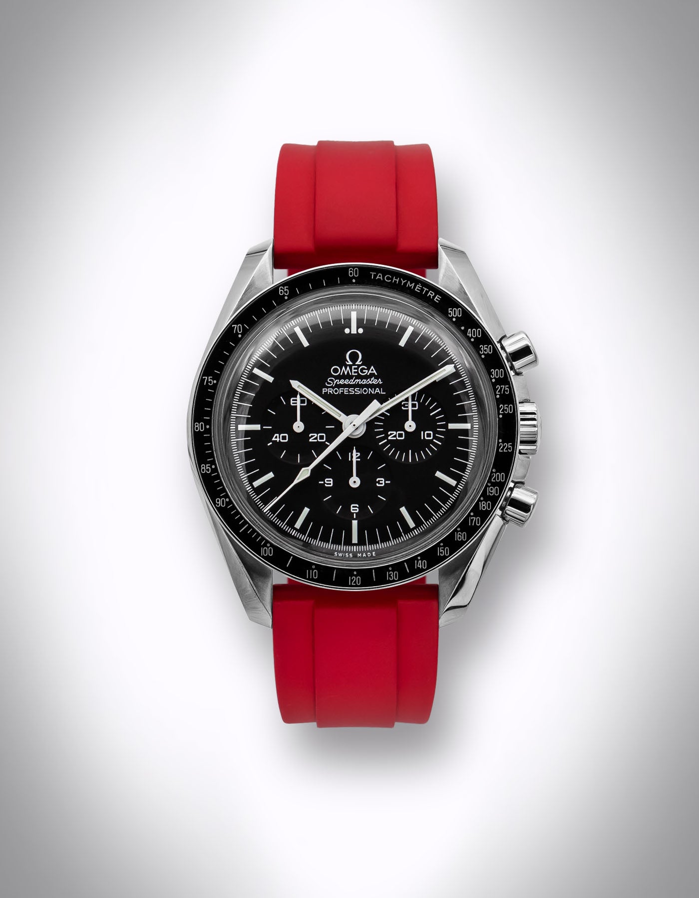 FKM-Premium-Uhrenarmband „Solaris“ – 20 mm, Klassisch, Rot