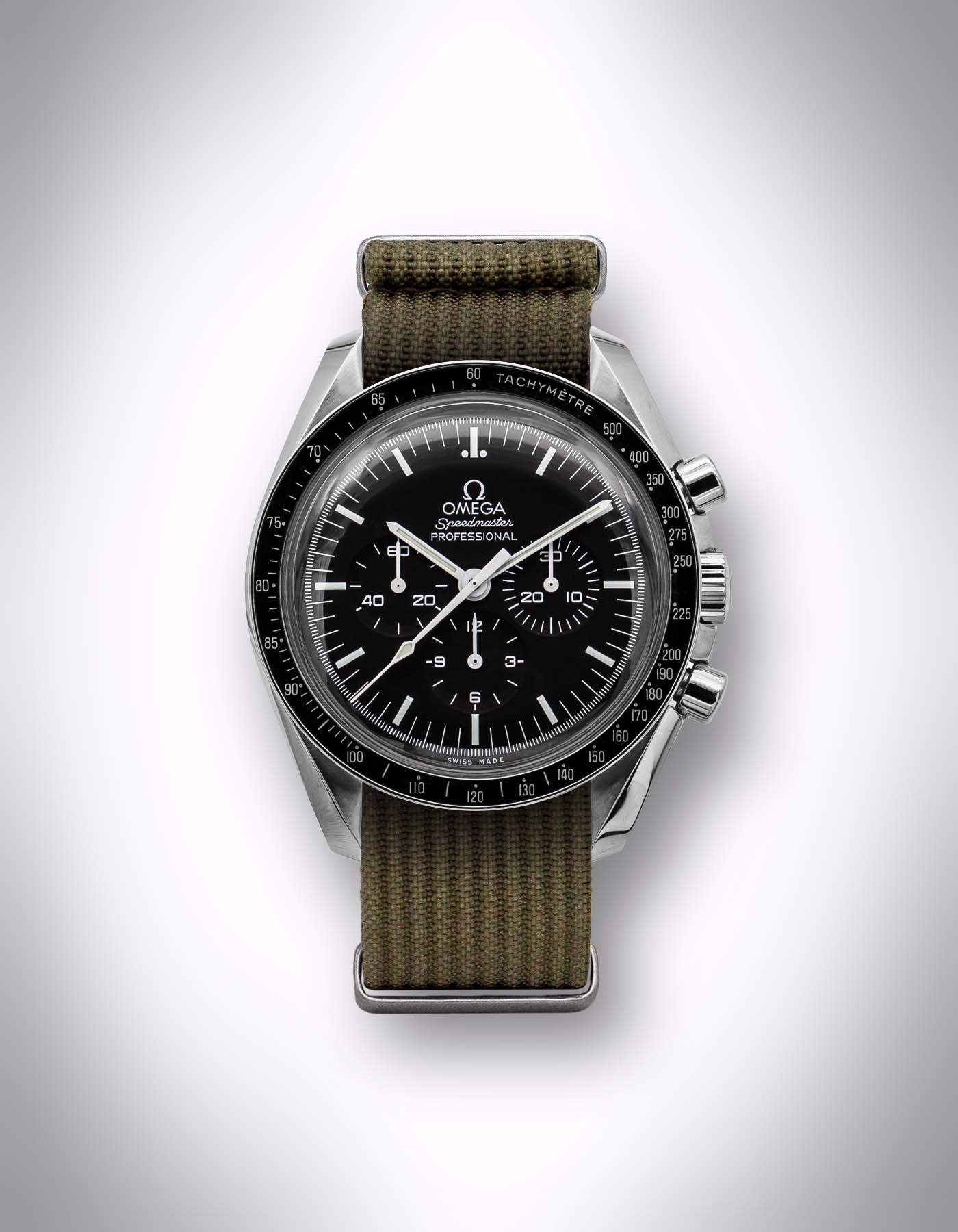 NATO-Uhrenarmband „The Explorer“ – 20 mm, Nylon, Army Green