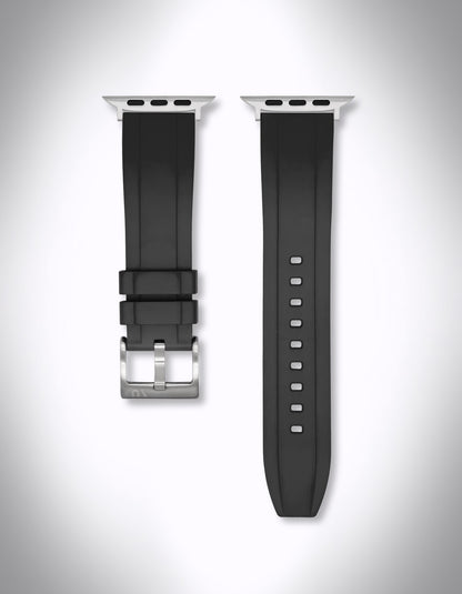 Apple Watch Ultra 2 Premium-Armband „Eris“ – 22 mm, FKM, Schwarz