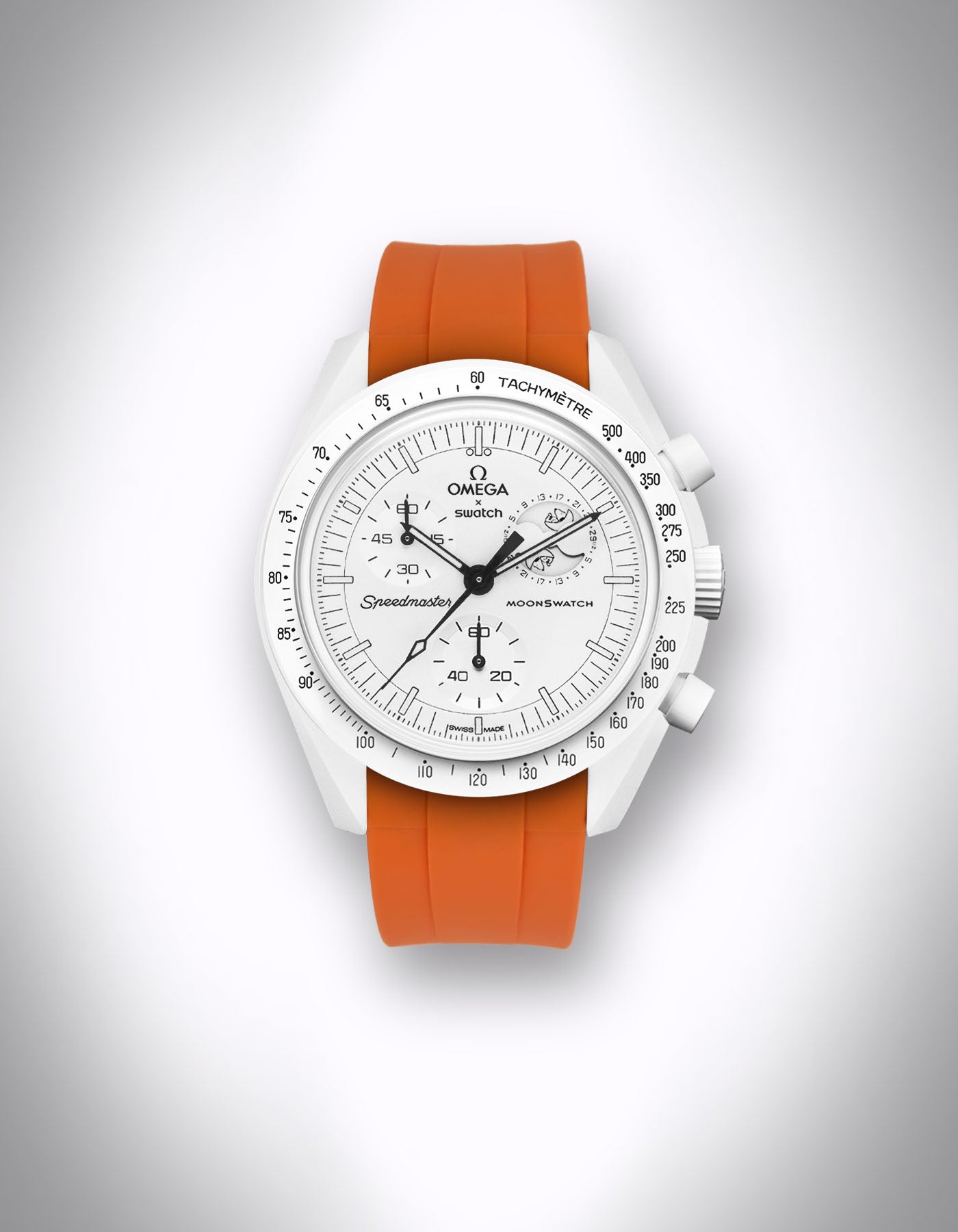 “New Moon” MoonSwatch watch strap