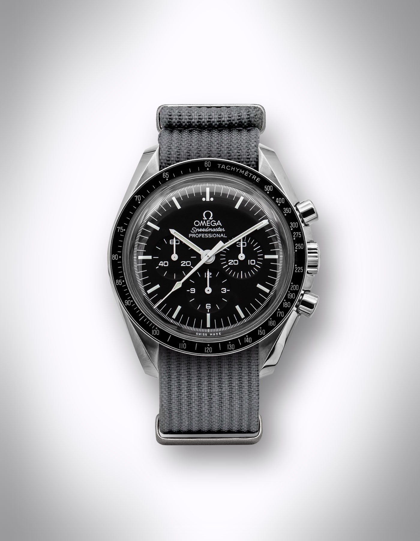 The Wolfpack NATO Watch Strap - 20mm Nylon Gray